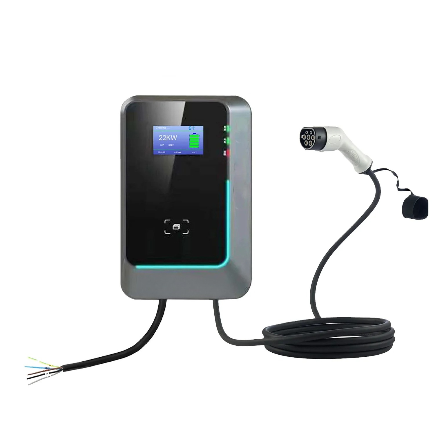 2025 Hot Sale 7kw/11kw/22kw AC - 22Kw Wallbox Type 2 Ocpp Rfid review and price